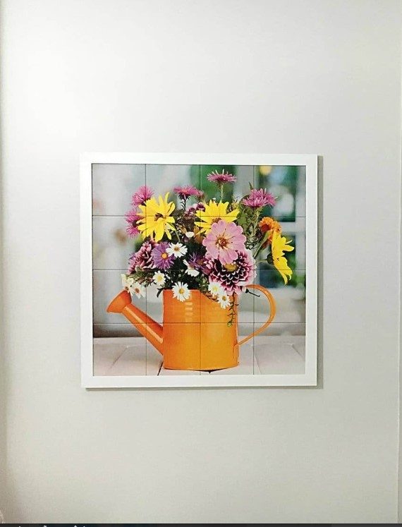 Quadros com impressão em azulejos de cerâmica