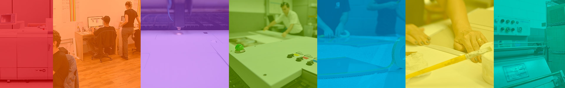 Baner inicial dos setores da empresa