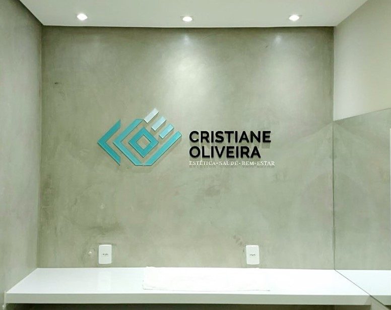Letreiro em acrílico