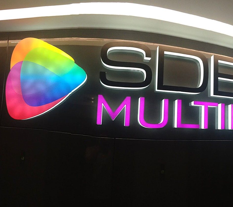 Letreiro com LED