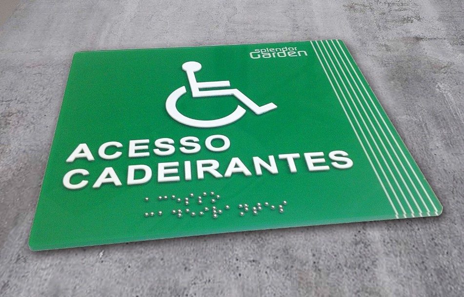 Placas de sinalização e comunicação interna para condomínio de São José dos Campos
