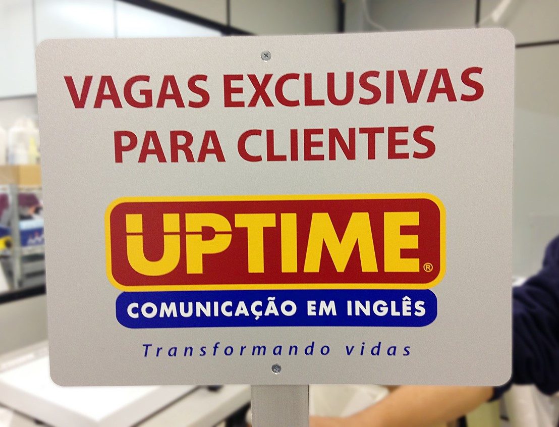 Placa de estacionamento